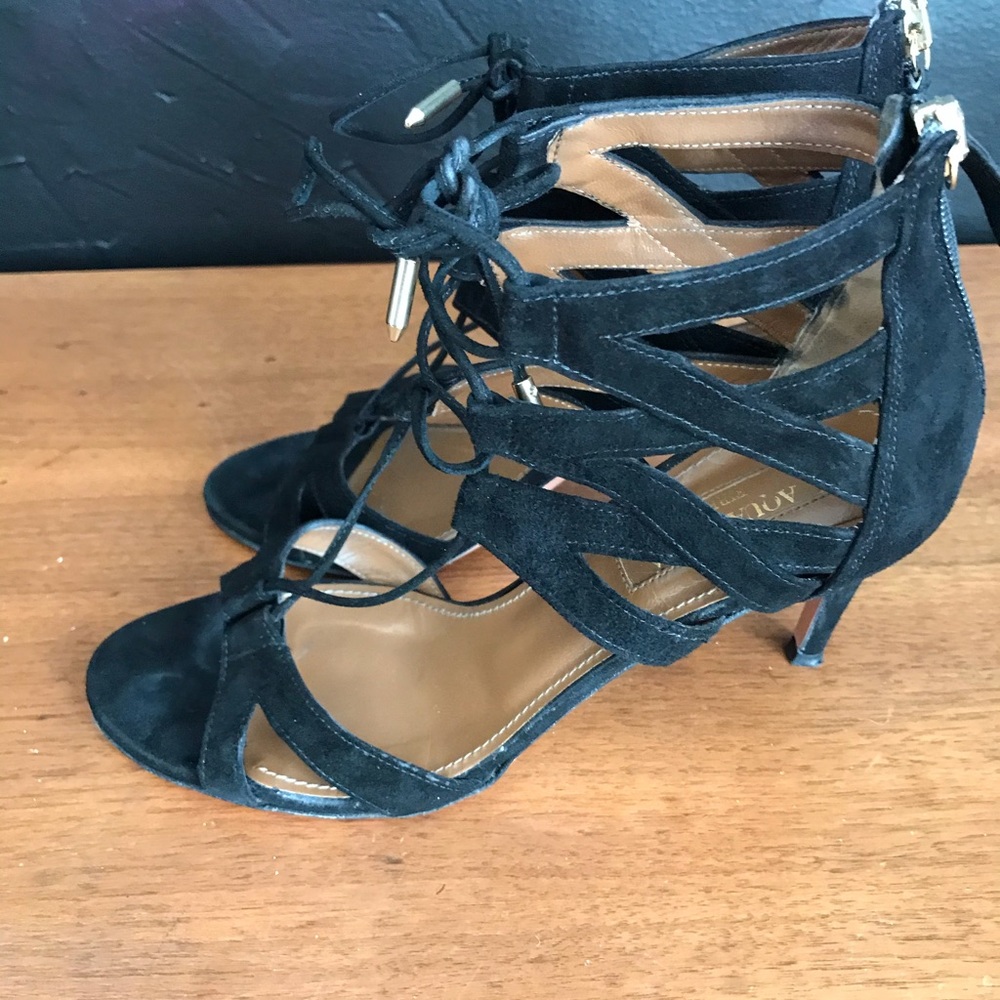 AQUAZZURA BEVERLY HILLS HEELS AS-Is